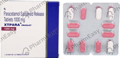 Xtpara 1000 MG Tablet (12): Uses, Side Effects, Price & Dosage | PharmEasy