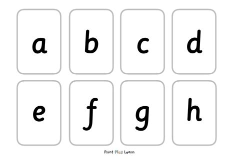 Alphabet Lower Case Letters To Print