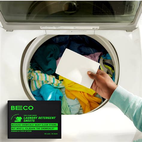 Buy Beco laundry detergent sheets-30 Sheets for 60 Loads Online in India