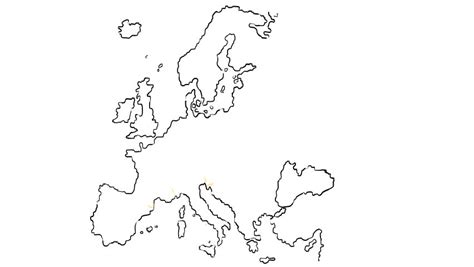 Image result for Europe Map Drawing