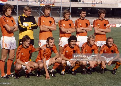 Netherlands line up for a group photo before the UEFA Euro 1980 Group... | Team photos, Euro ... - map of dutch football teams