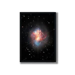 MOMONTS Framed Poster Wall Art James Webb Telescope Galaxies Explosion ...