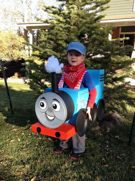 Thomas the Train Costume hand crafted by my amazing husband. | Thomas ...