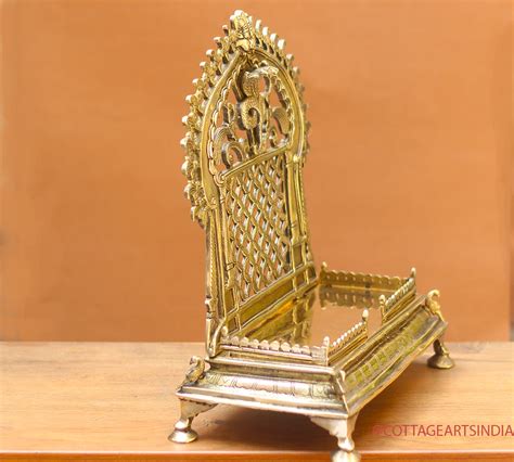 Brass Singhasan /Aasan Jali Frame 13.5" – CottageArts India