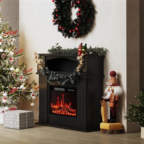 BOSSIN 43 Electric Fireplace with Mantel, 23 inch India | Ubuy