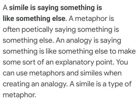 questions on simile and metaphor - Brainly.in