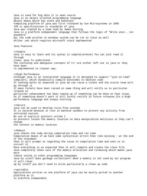 Image result for Java Course PDF