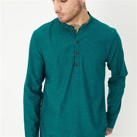 Buy Men Solid Short Kurta Online at just Rs. 699.0 - 1000013519877 ...