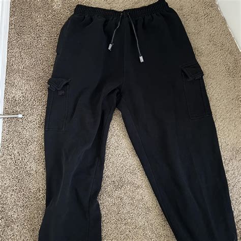 XXXL baggy heavyweight black pro club pants ... - Depop