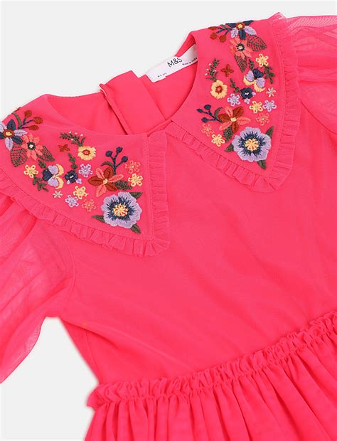 Buy Embroidered Collar Dress at Marks & Spencer