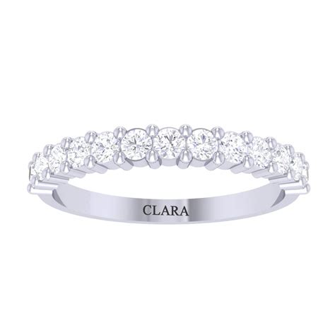 Clara 0.925 Contemporary Sterling Silver Ring for Women (Silver ...