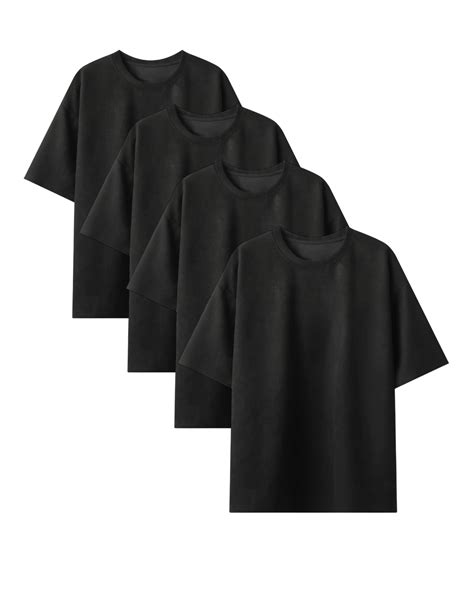 240 GSM Heavyweight Oversized Solid Multipack, Black. – Mark Morphy