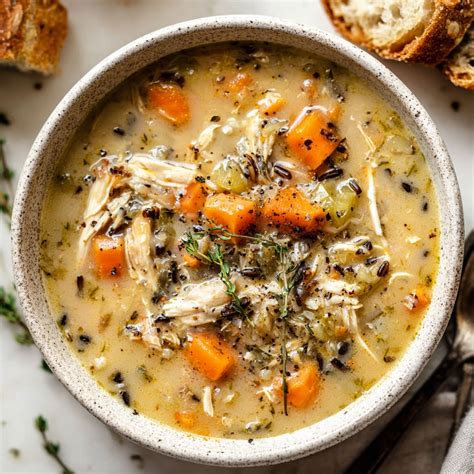 Slow Cooker Chicken and Wild Rice Soup - Cooking Circuit