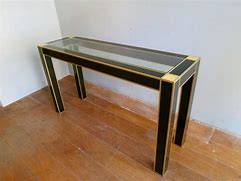 Image result for Large Black Console Table