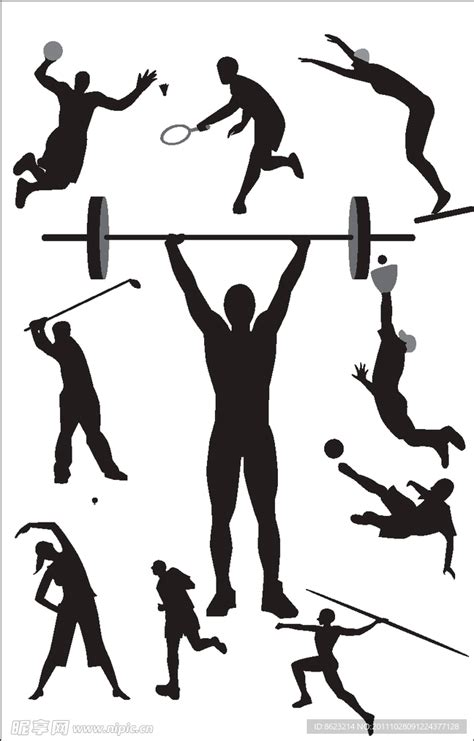 运动员剪影 的图像结果