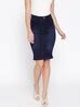 Buy Dark Blue Skirts for Women by Purple Feather Online | Ajio.com