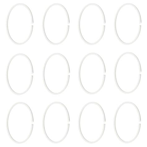 HASSJÖN shower curtain ring, white - IKEA