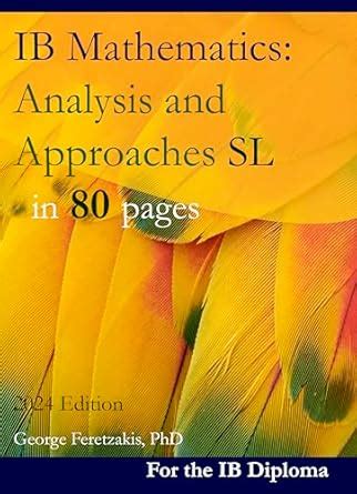 IB Mathematics: Analysis and Approaches SL in 80 pages: 2024 Edition ...