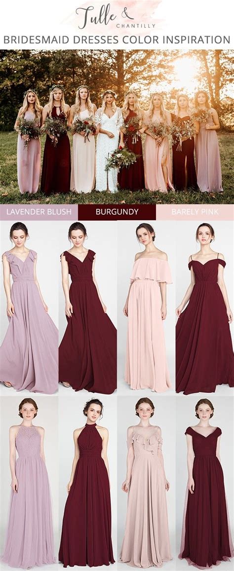 fall wedding bridesmaid dress colors