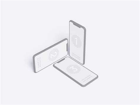 Clay-Style iPhone Mockup - Mockup World