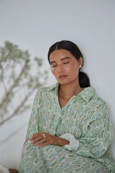 Magnolia Mosaic Green Shirt Dress – SanctuaryLiving