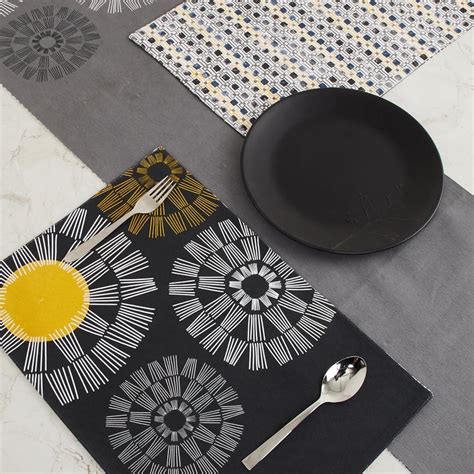 Buy Corsica Persian 7Pcs Cotton Reversible Table Runner and Placemat ...