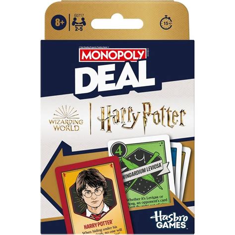 Monopoly Deal – Harry Potter Card Game – Hasbro – Tates Toys Australia ...
