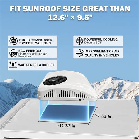 BAILIGO Rv Air Conditioner 12V DC Universal Rooftop AC Unit India | Ubuy