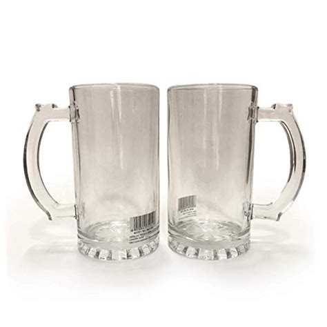 Buy Dine Date Crockery co Beer Mug 2pc-Set -447ml (Transparent) Online ...