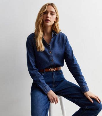 Blue Denim Shirt | New Look