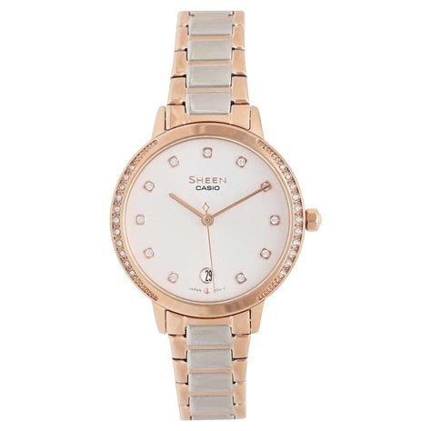 Casio Analog Silver Dial Women's Watch-SHE-4056SPG-7AUDF (SX272 ...