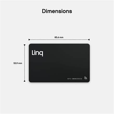 Linq Digital Business Card - Smart NFC Contact Networking Card (Green ...