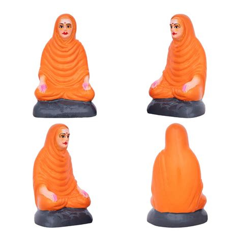 Giri - Adi Shankara with 4 Disciples Set | Paper Mache Dolls | Golu Dolls