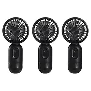 3Packs of Mini Portable Fan, Small Handheld Fan, USB Battery Powered ...