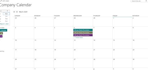 Image result for SharePoint Operations Calendar