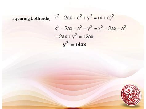 Lesson 8 conic sections - parabola | PPT