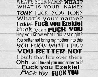 Buy Whats Your Name Tony Svg Online In India - Etsy India