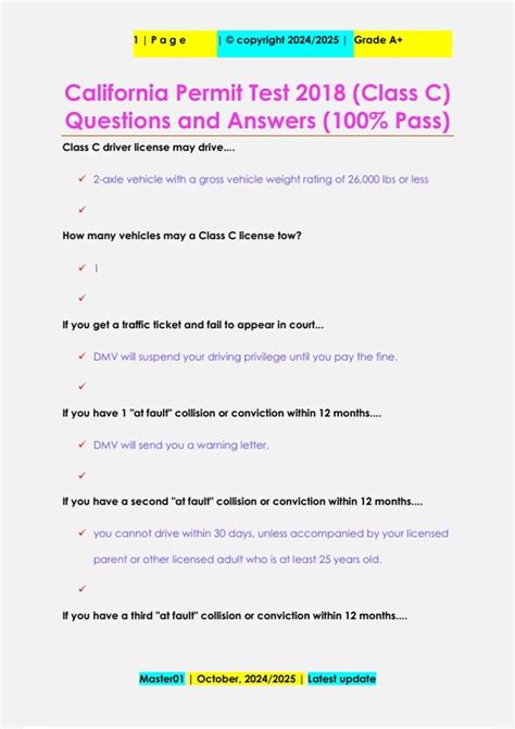 Class C Test Questions 的图像结果