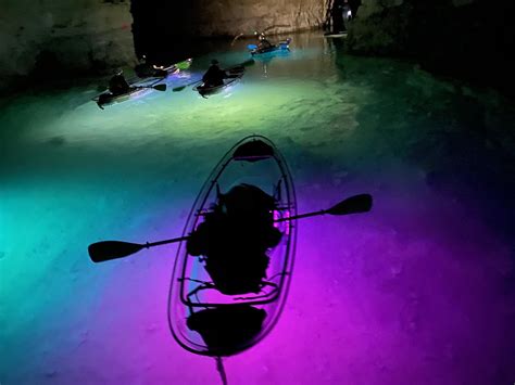 You can paddle through an abandoned mine in a clear kayak in kentucky ...