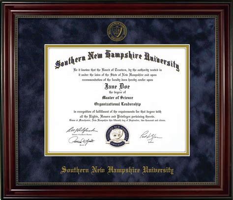 Amazon.com - Southern New Hampshire University SNHU Diploma Frame ...