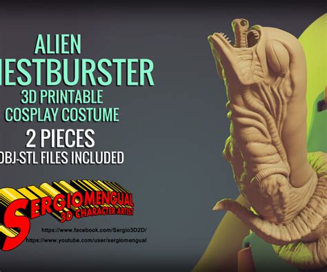 Image result for Alien Chest Costume