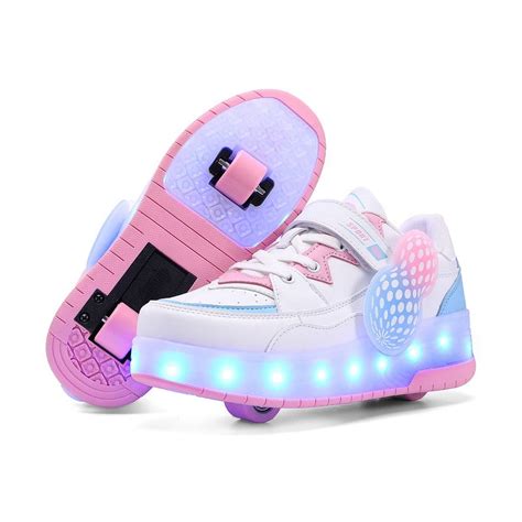 KOFUBOKE Roller Skate Shoes, Roller Skates and Sneakers 2 in 1, Shoes ...