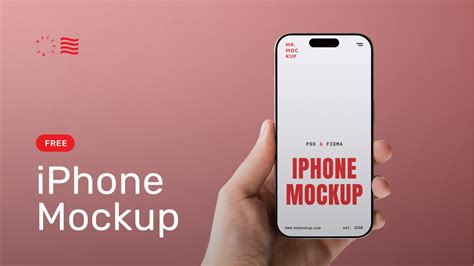 Free iPhone 16 Pro in Hand Mockup | Figma
