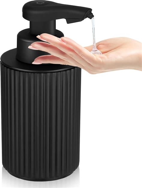 Amazon.com: Automatic Soap Dispenser Liquid Touchless: 9oz Black ...