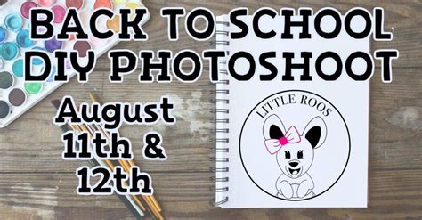 DIY FREE PHOTOSHOOT - Back To School Theme, Little Roo’s MN, Chaska, 11 ...