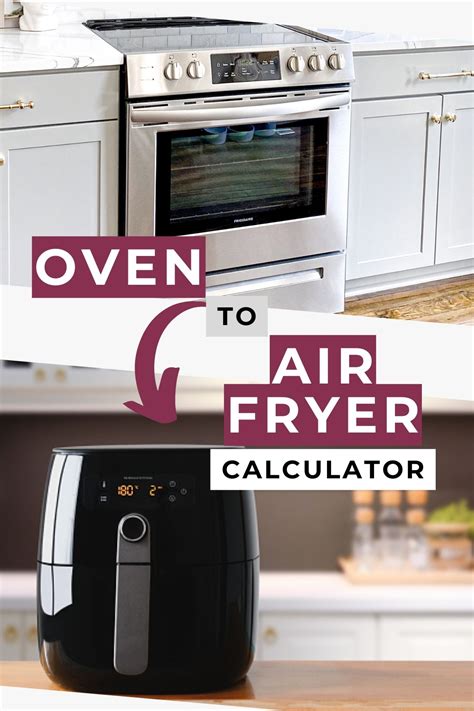 Easy Oven To Air Fryer Conversion Calculator - (˚F or ˚C)
