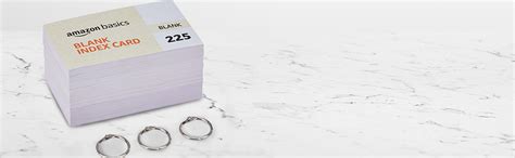 Amazon Basics Unruled Index Flash Cards