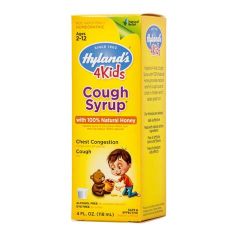 Hyland's - Cough Syrup with Honey 4 Kids - Azure Standard