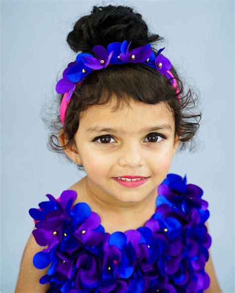 Buy Rani Pink Pleated Gown With Rich Blue & Purple Flower Work – www ...