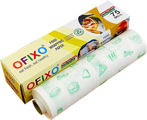Pure Wrap Food Wrapping Foil Paper Roll Roti Wrapping for Kitchen Food ...